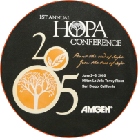 HOPA First Conference Logo timeline