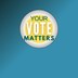 Your Vote Matters written on a yellow circle with a black/blue background
