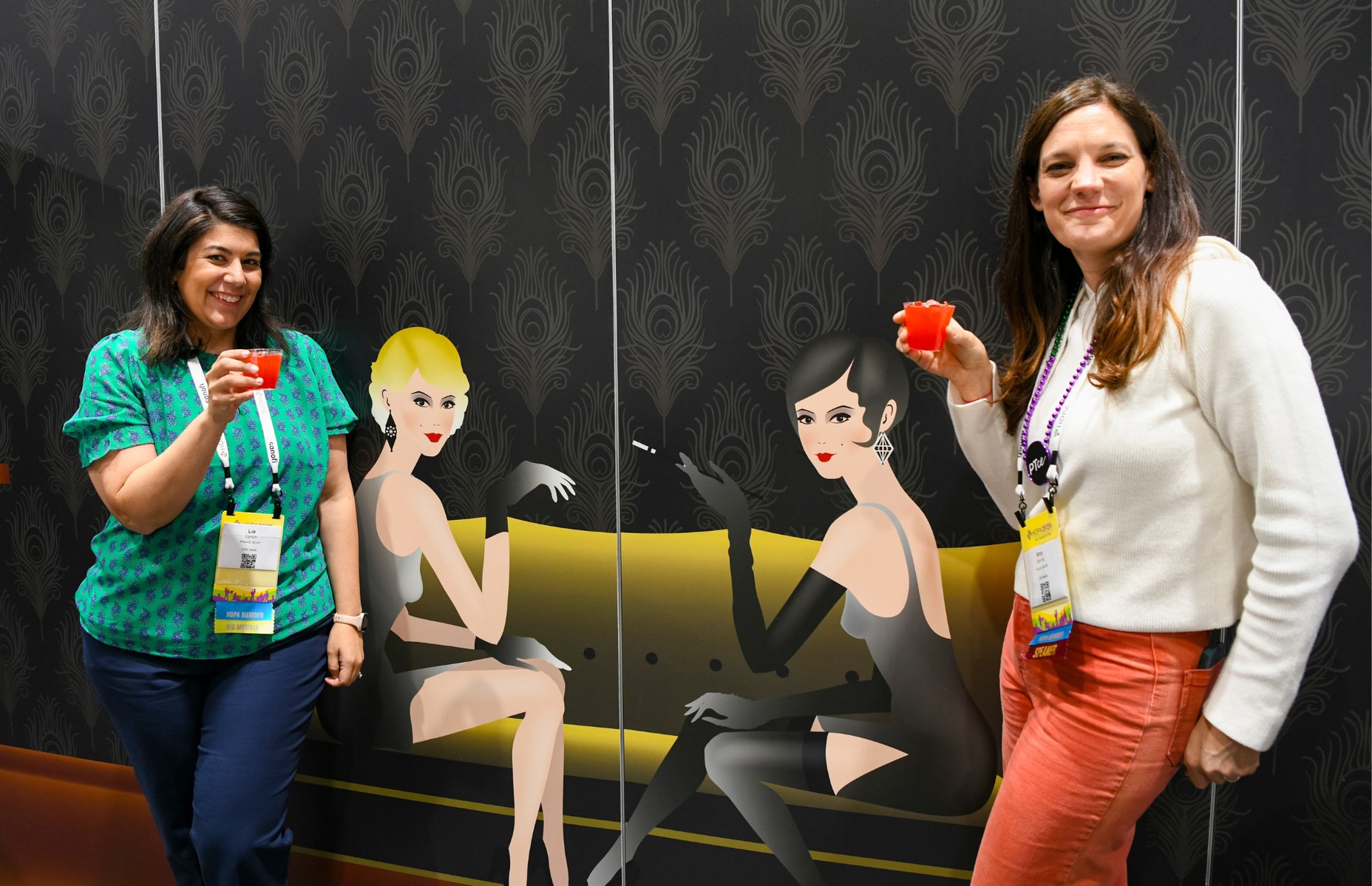 HOPA members in the speakeasy at HOPA 2026