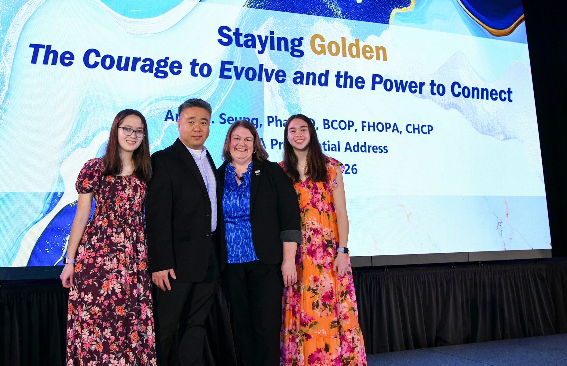Amy Seung and her family at HOPA 2026