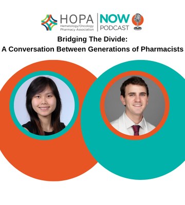 HOPA Now Podcast image with a headshot of generational differences guests