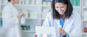 Pharmacists at work