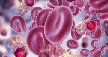 Cancer cells in a blood stream