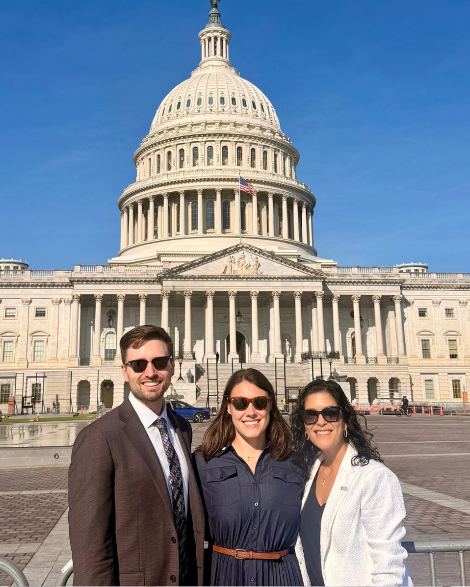 HOPA advocates standing near the Capitol