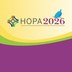 HOPA Annual Conference 2026 logo with a bird perched on it and green, yellow and purple waves