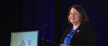 Amy Seung speaking at Annual Conference 2026