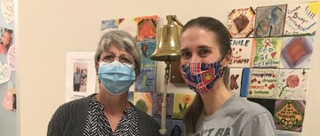 Laura Darland with her mom