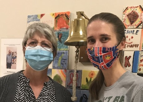 Laura Darland with her mom