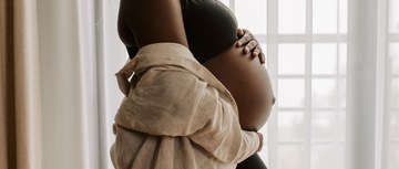 A pregnant belly