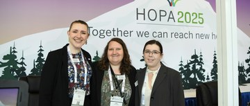 HOPA staff members working the registration at Annual Conference