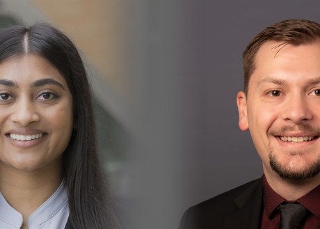Meera Patel and Kyle Allbee