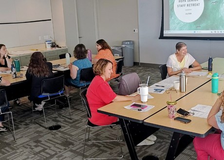 HOPA Senior staff on a retreat