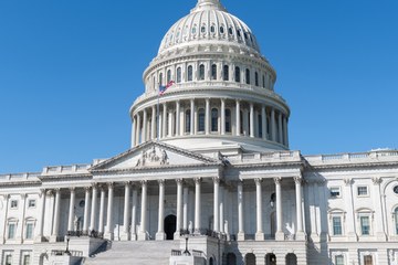 An image of the Capitol building on a cloudless day
