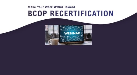 CPD Webinar image with a computer