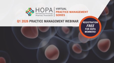 An image of cells with the Virtual Practice Management Series logo