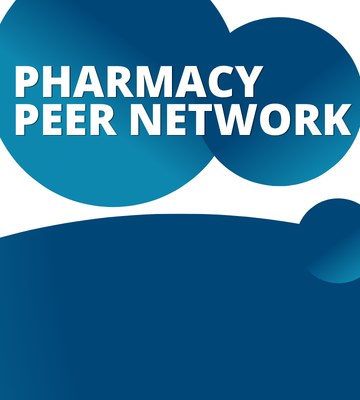 Pharmacy Peer Network with blue circles