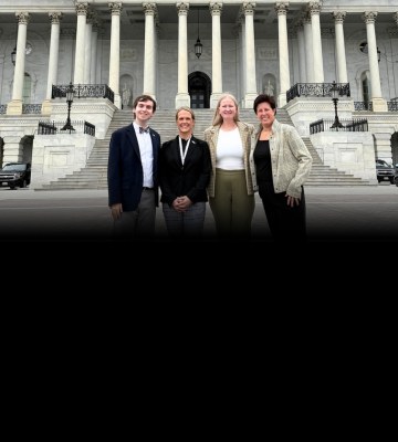 An image of HOPA members on HOPA Hill Day 2025