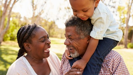 A black family