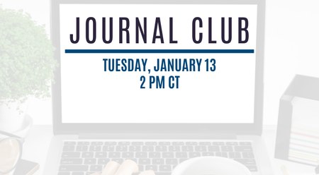 Journal Club image with the January session date on it