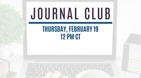 Journal Club image with the February session date on it