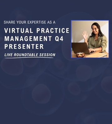 Call for Practice Management Q4 Presenters